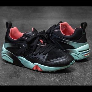 Puma blaze of glory pink dolphin sneakers